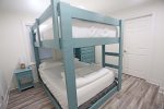 Upstairs Bedroom 2 Bottom bunk height made for adults